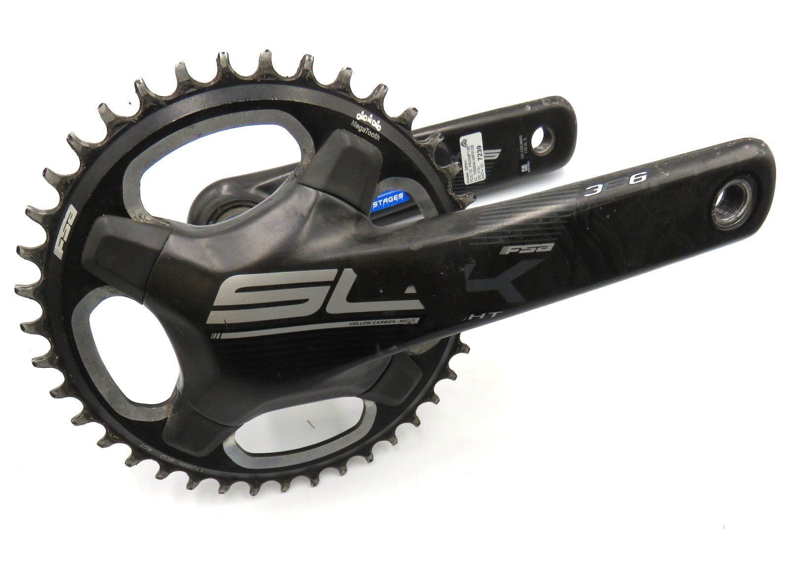 FSA Crankset SL-K Light Hollow Carbon Road 172.5mm 40t Bluetooth