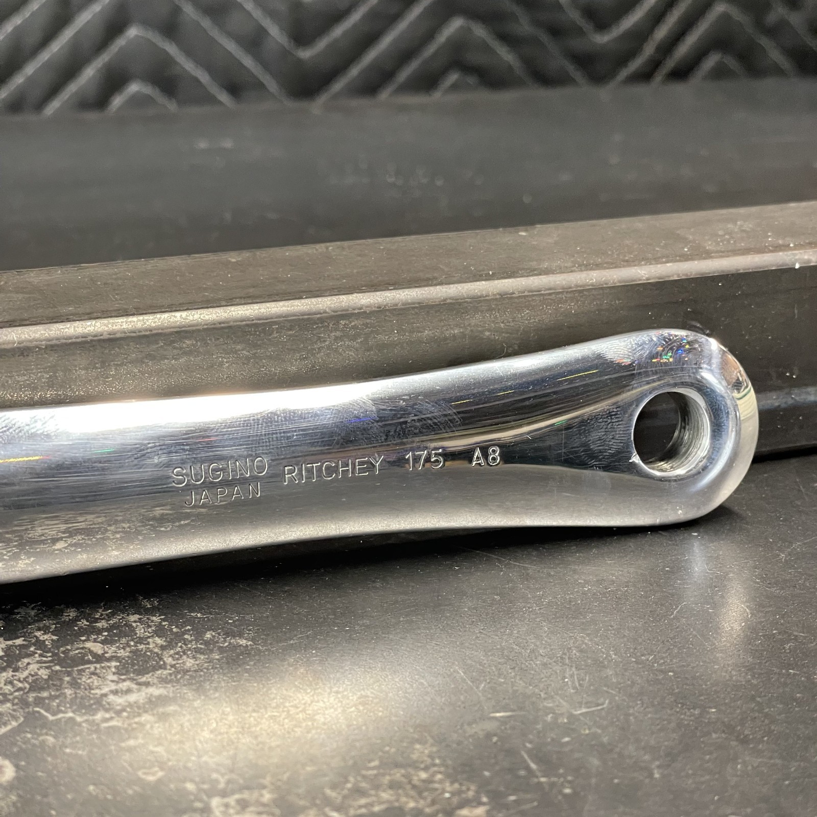 Vintage Custom Pantographed/Polished Ritchey Logic Sugino Crankset – 175mm