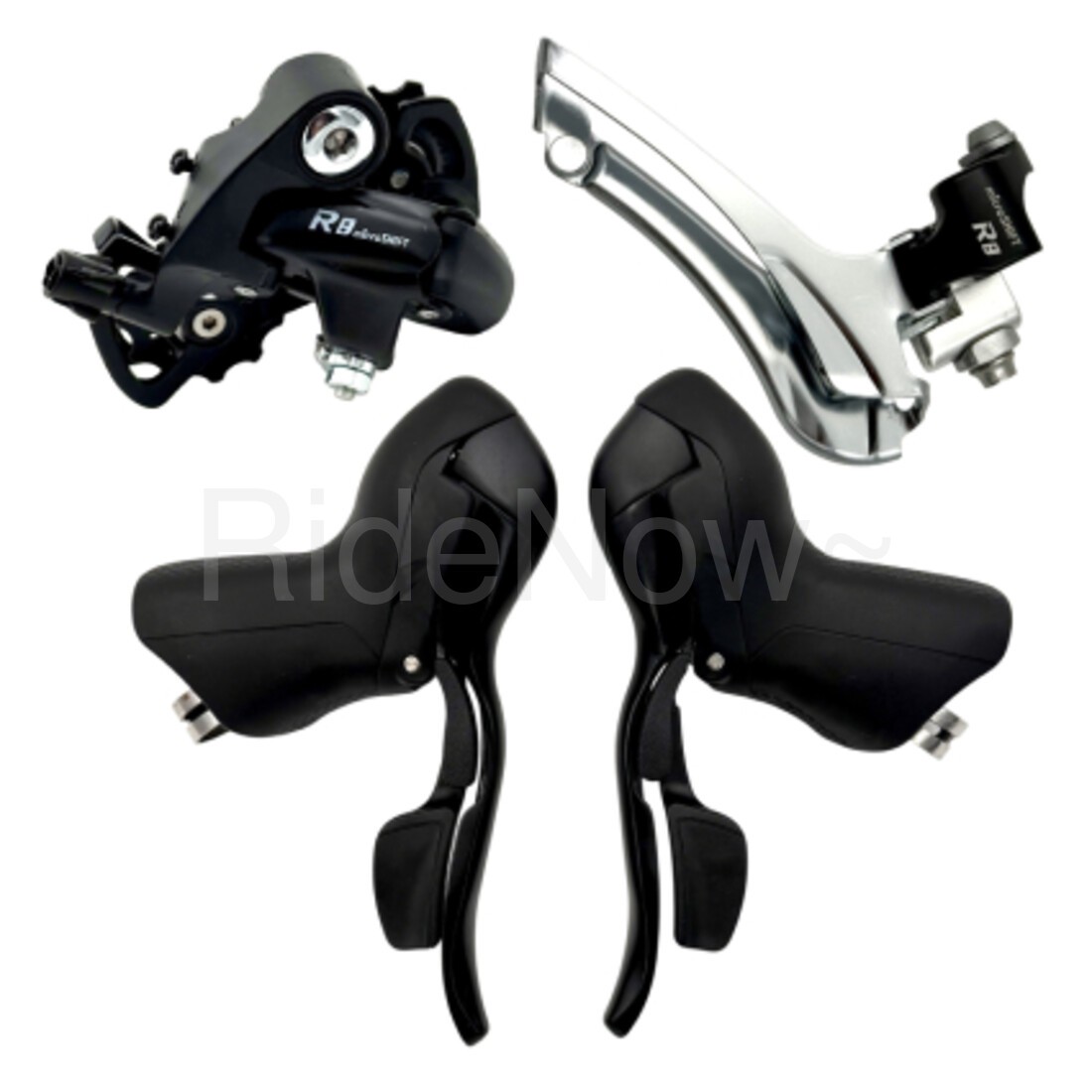 microSHIFT R8 Road Bike Groupset 2×8 Speed Shifter Front Rear Derailleur Set
