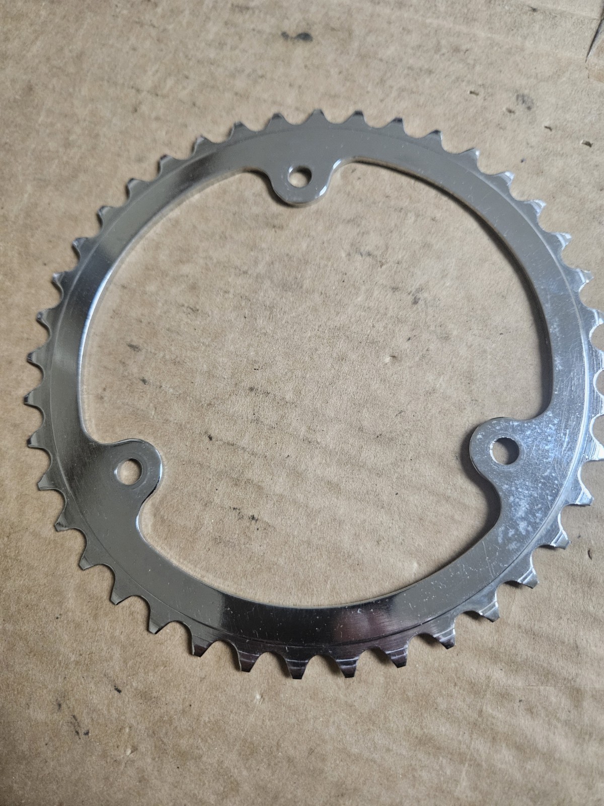 Vintage Cottered Crankset, Raleigh Sir Walter, 3 Arms, 165mm 52/40 T, w/ BB