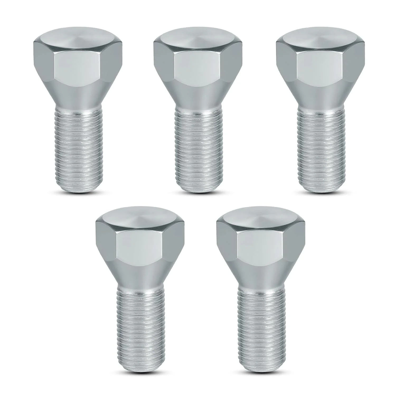11062A Trailer Lug Bolts, 1/2″-20 x 1-5/8″ Zinc-Plated Steel Trailer Wheel Bolts
