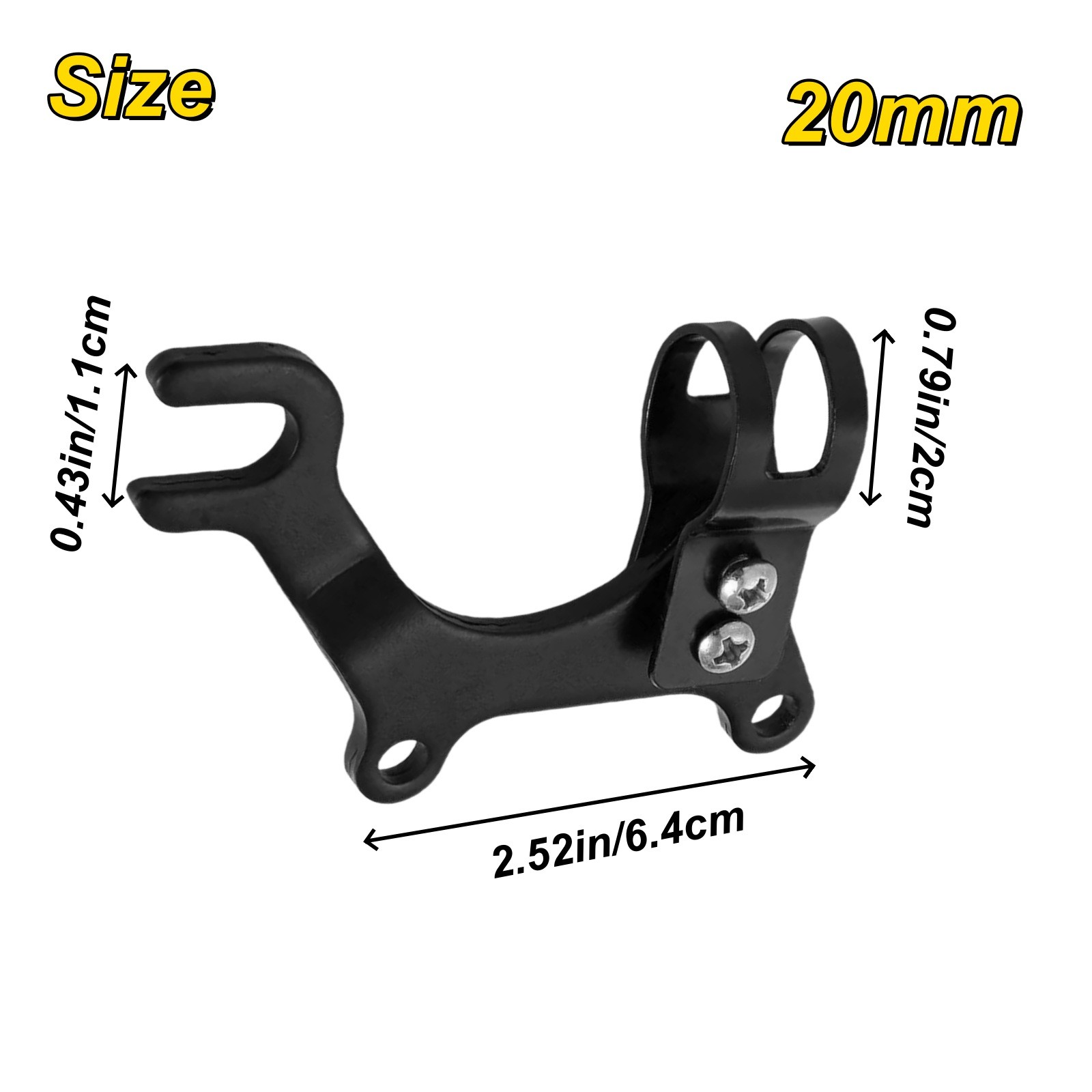 2pcs 20mm Disc Brake Adapter Component Kit Unit For Mountain Bike 160mm Rotor
