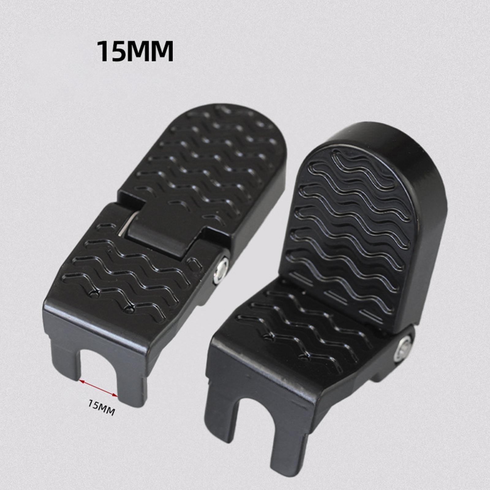 2x Bike Rear Pedals E Bike Foot Pegs for Passenger Folding Bicycle Foot Peg for