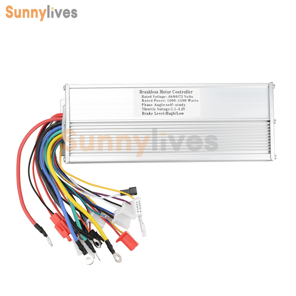Brushless Controller 36V48V60V64V72V 350W 500W-1500W 5000W for Electric Bicycle