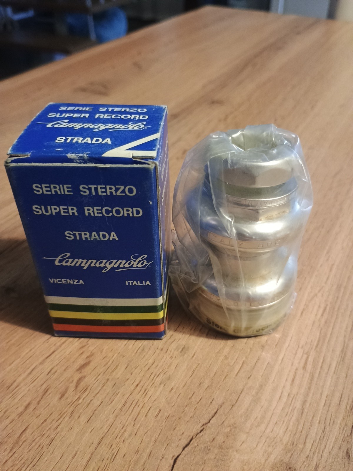 Nos Nib Campagnolo Super Record Headset 1′ Ita Steering Series New 25.4*24F