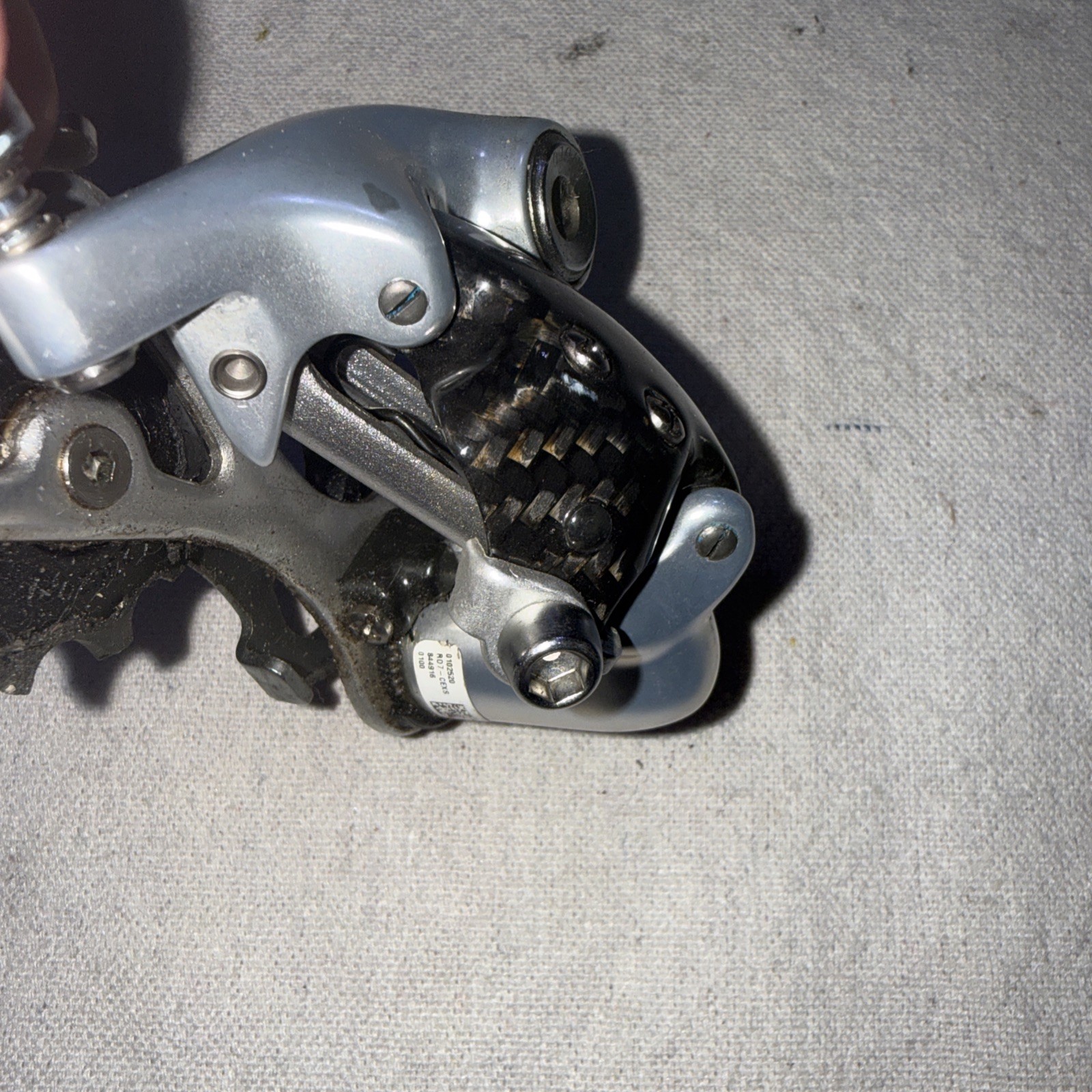 Campagnolo Centaur 10 Speed Rear Derailleur Short Cage Carbon Road Bike