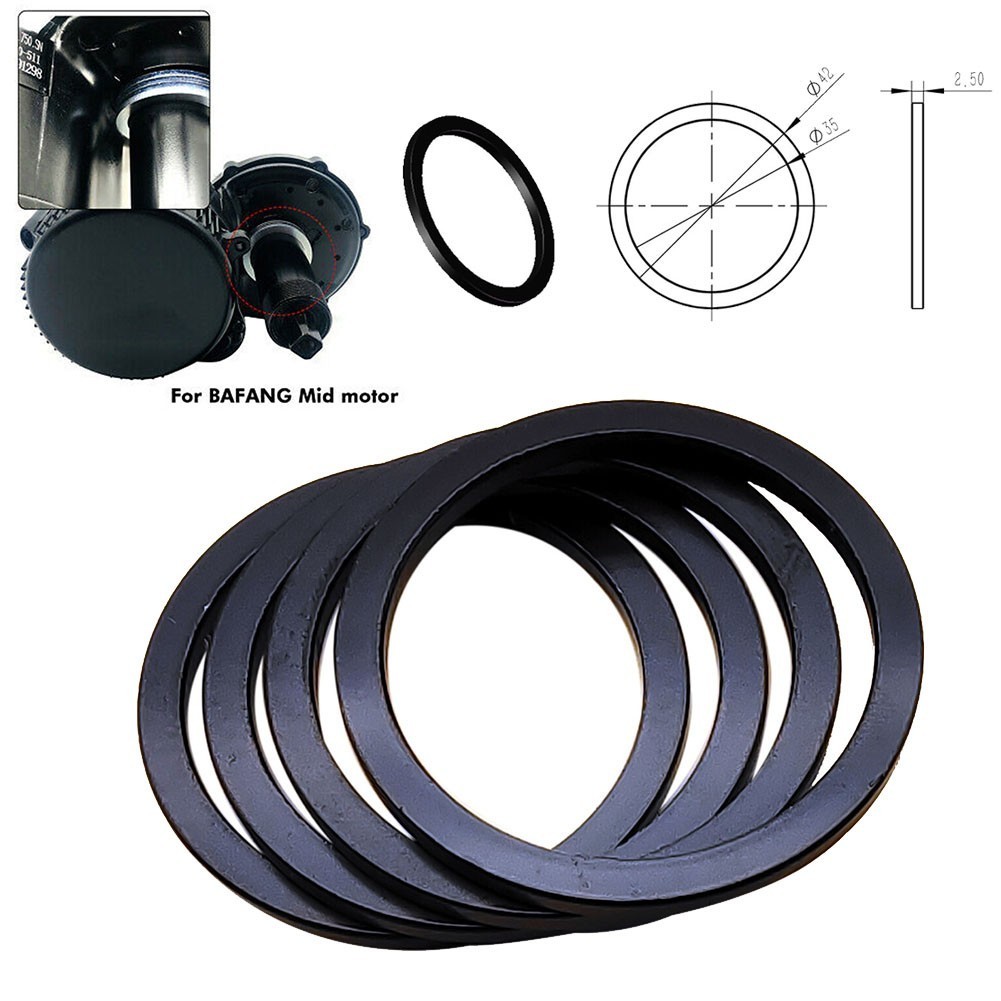 35mm Gasket Black Motor Components Electric Bicycle For Bafang
