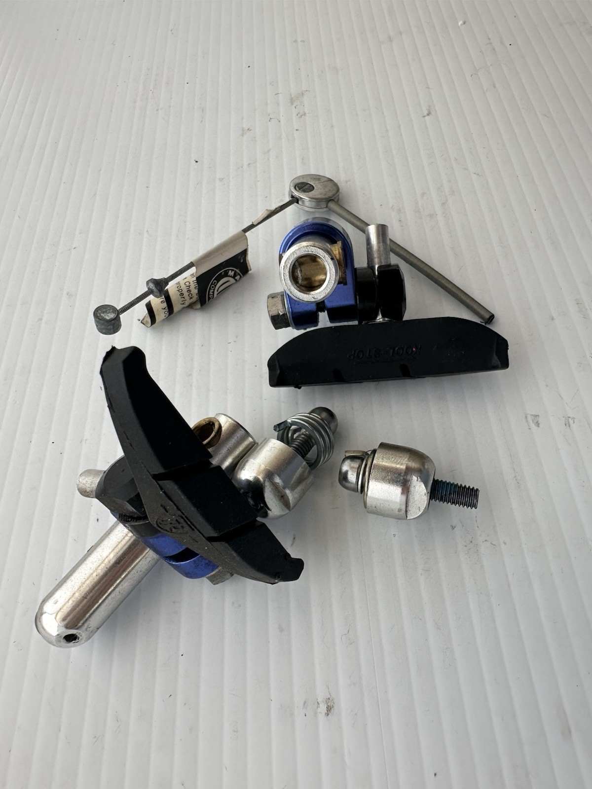 Dia-Compe Front Rear Cantilever Brake Set Blue Kool Stop Marin MTB Take-Off