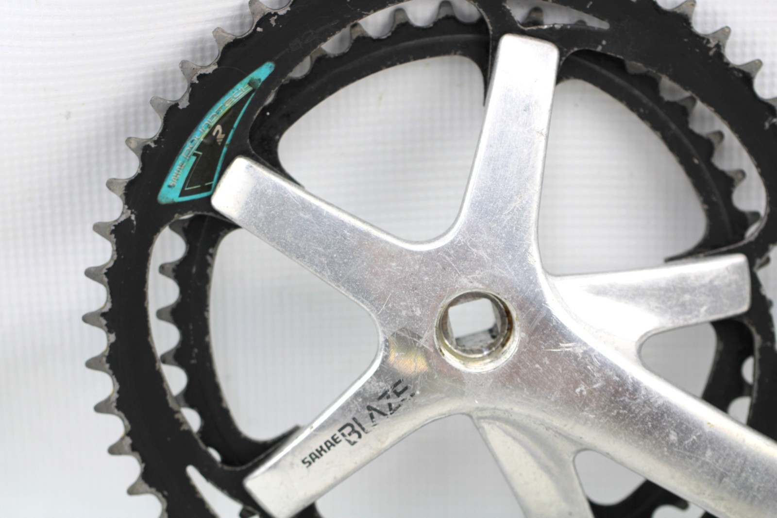 SAKAE BLAZE CRANKSET 42-52t Square Taper Double 930g Road Bike 175mm