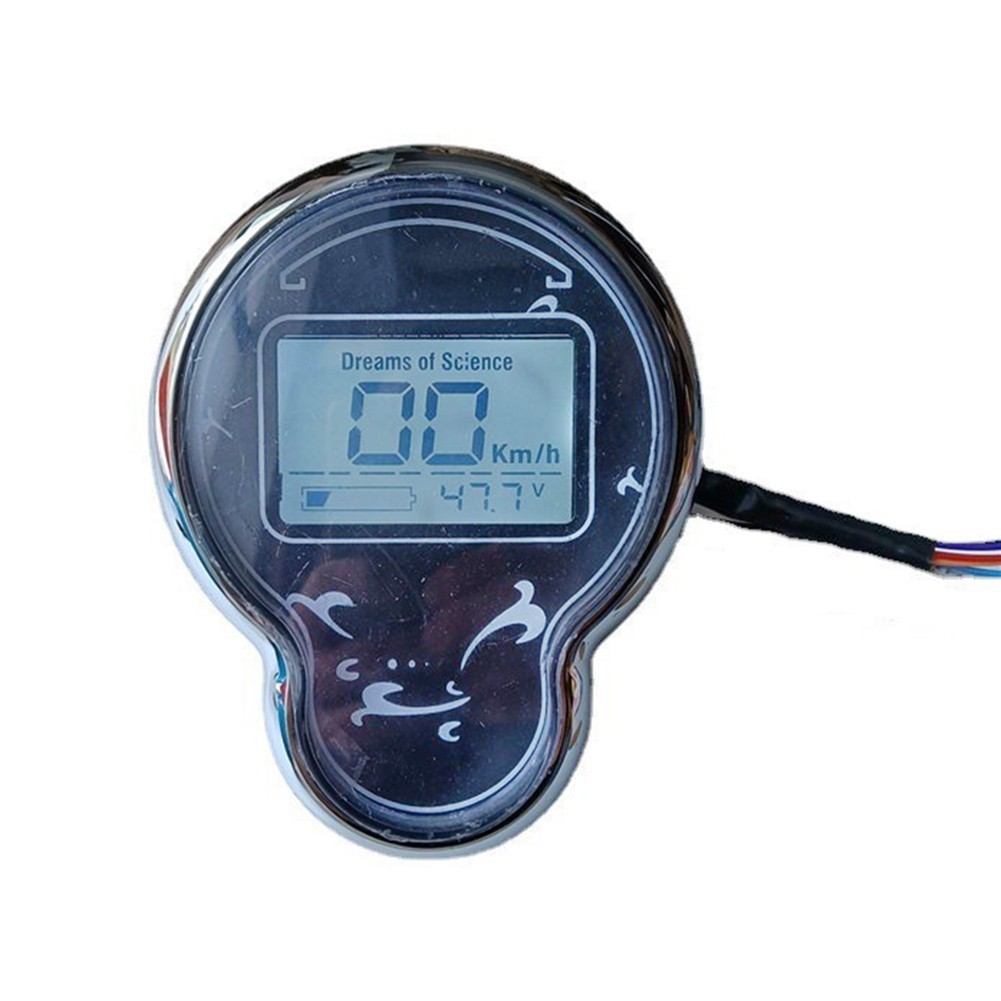 LCD Display Speedometer Screen For Ebike Electric Bike Scooter 48V 72V