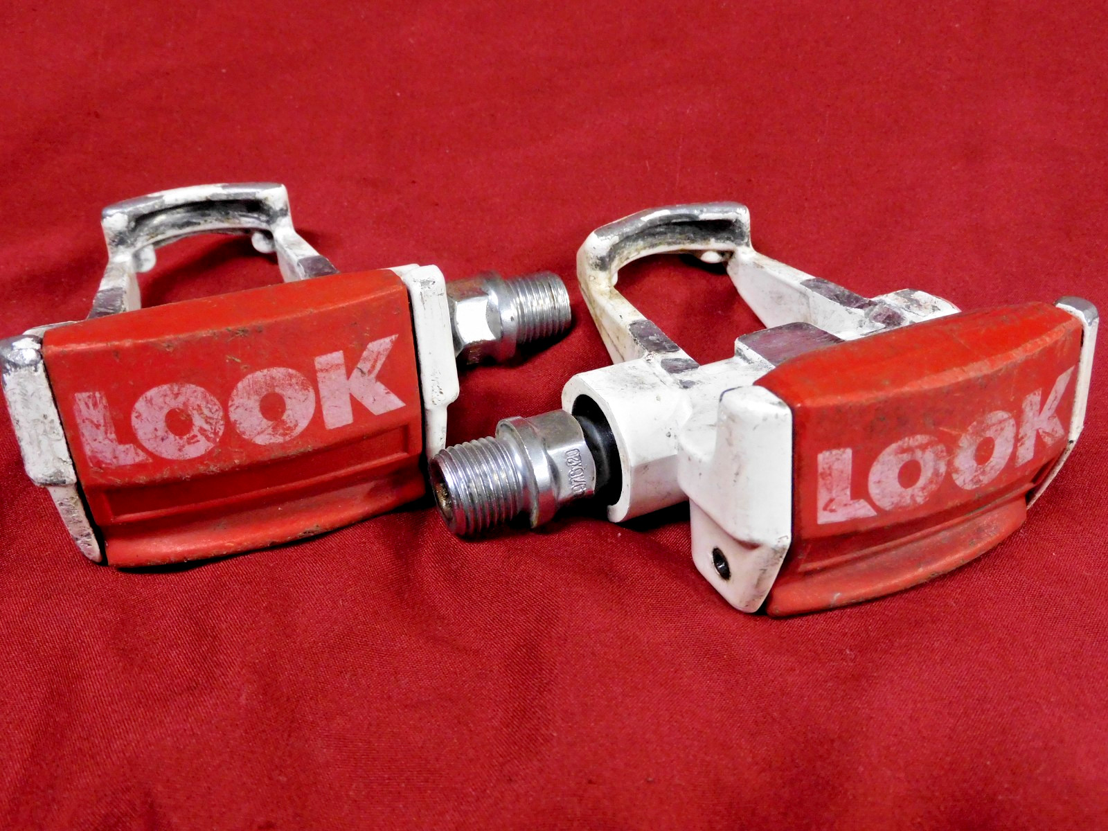 Retro Vintage Look PP76 Left & Right Clipless Pedals 9/16 x 20 no Cleats