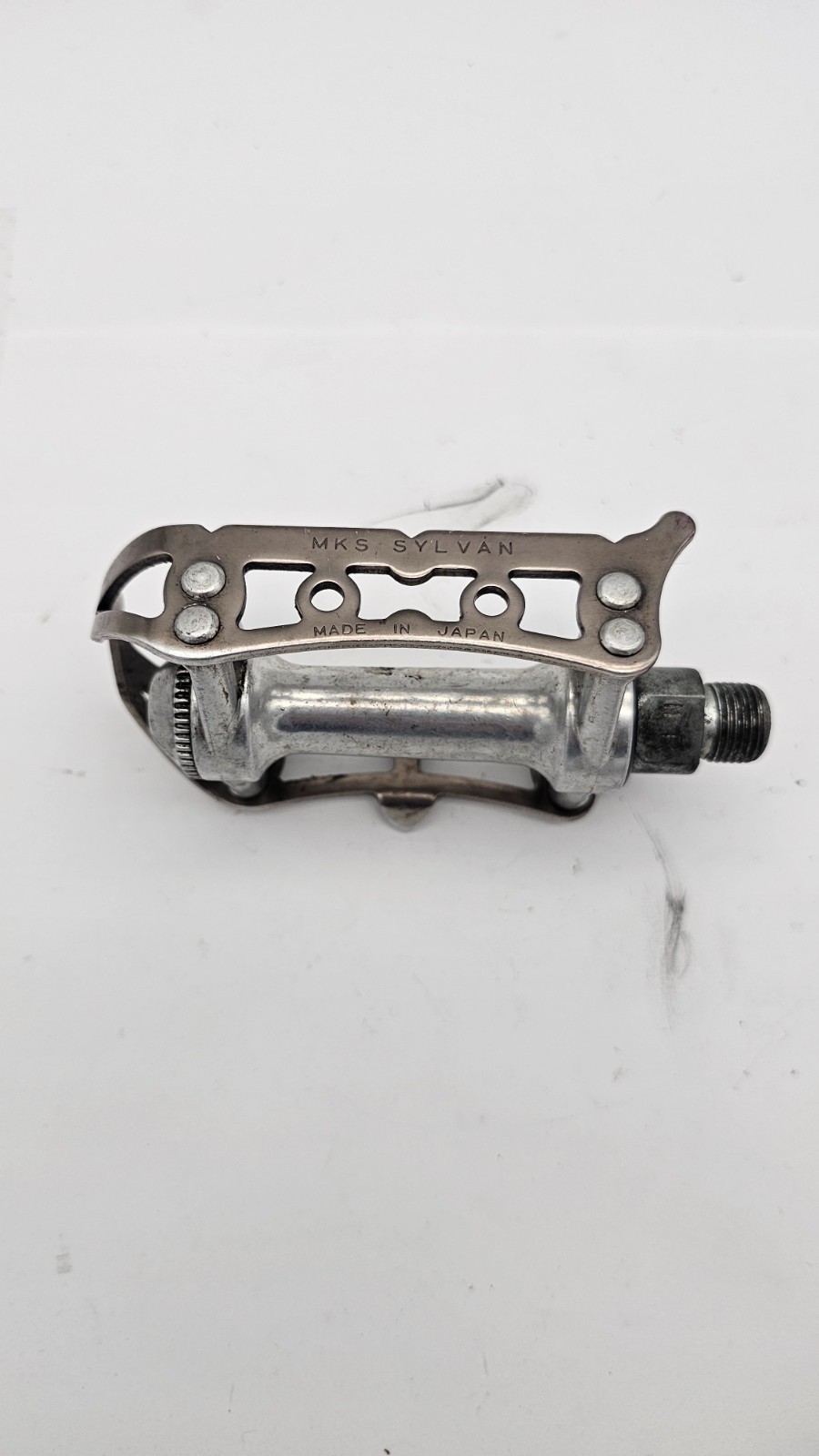 MKS Sylvan Bicycle Pedal Set SY-1 Silver Alloy 9/16″ Road Fixie Touring Bike