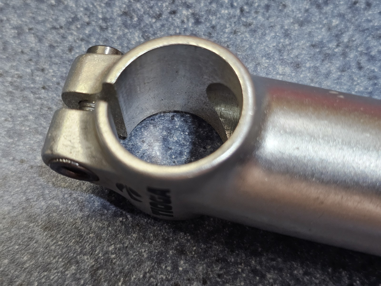 Tioga Alchemy Forged Aluminum Stem 135mm 1-1/8” 25.4mm Silver Vintage 90’s MTB