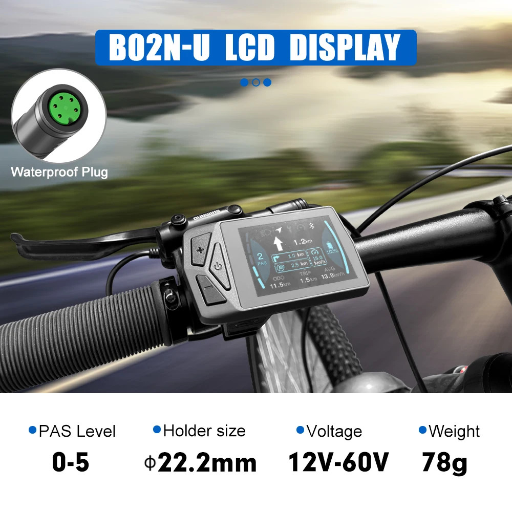 Waterproof 5 Pin Colour OLED Display for Mid Drive Motor BBSHD BBS02B BBS01B