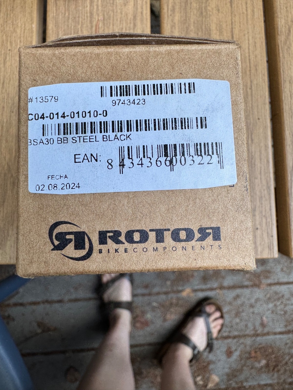Rotor BSA30 68/73mm Steel Bike Bottom Bracket ~ English Threaded