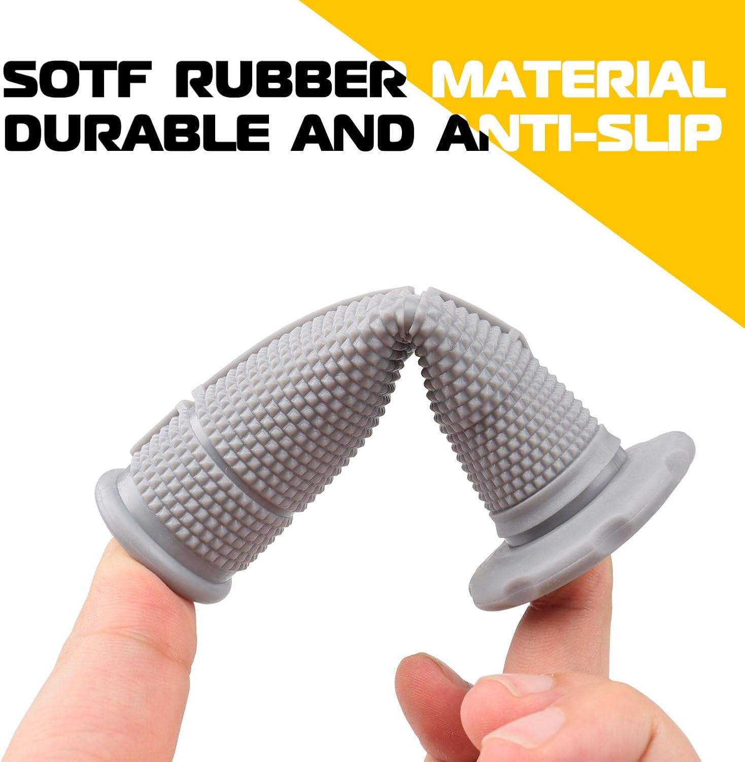 7/8» ATV Grips Upgrade Universal Handlebar Grips Soft Rubber Thum Color: Gray