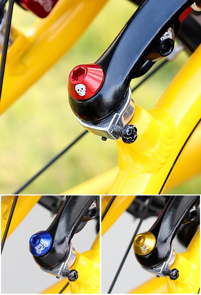 M6 Bike Brake Caliper Screw 7075 Aluminum Alloy V Brake Clamp Bolt MTB Road Fold