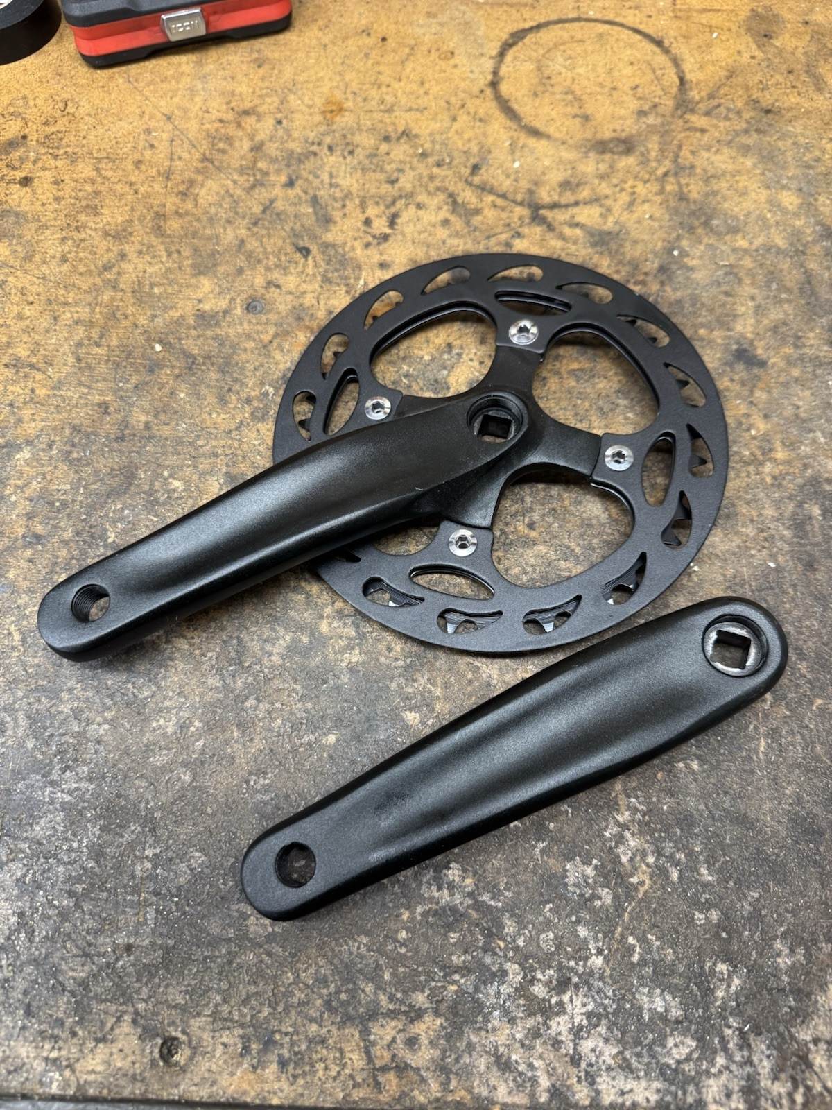 crankset Single Speed , 170mm , 42 Tooth ring , Square Taper , OEM