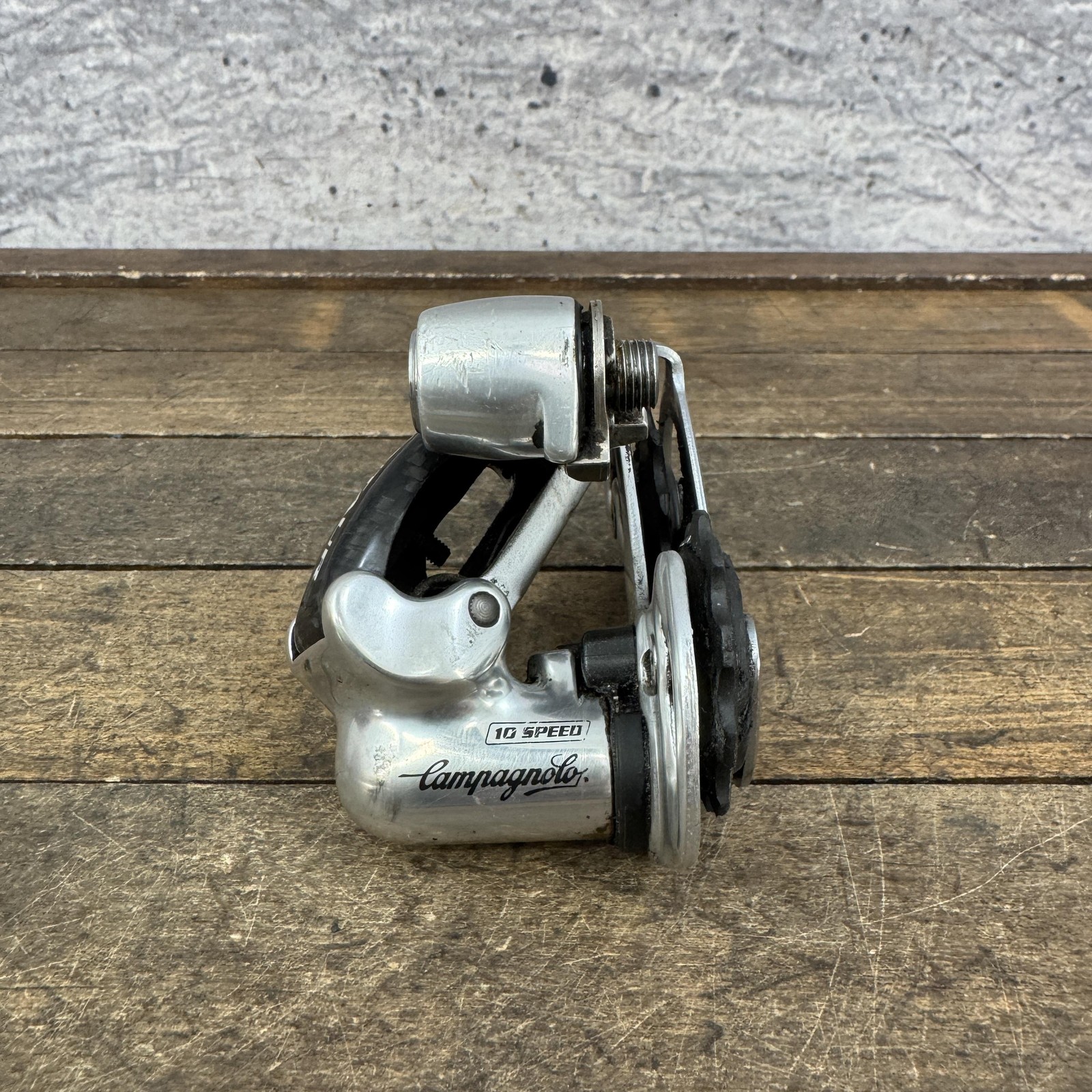 Vintage Campagnolo Centaur Rear Derailleur Carbon 10 Speed Short Cage 225g
