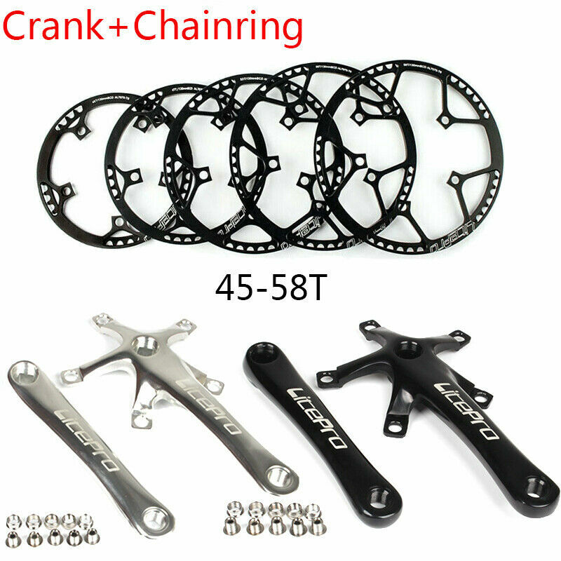 Litepro 130BCD 45/47/53/56/58T Chainring 170mm Crank Road Folding Bike Sprocket