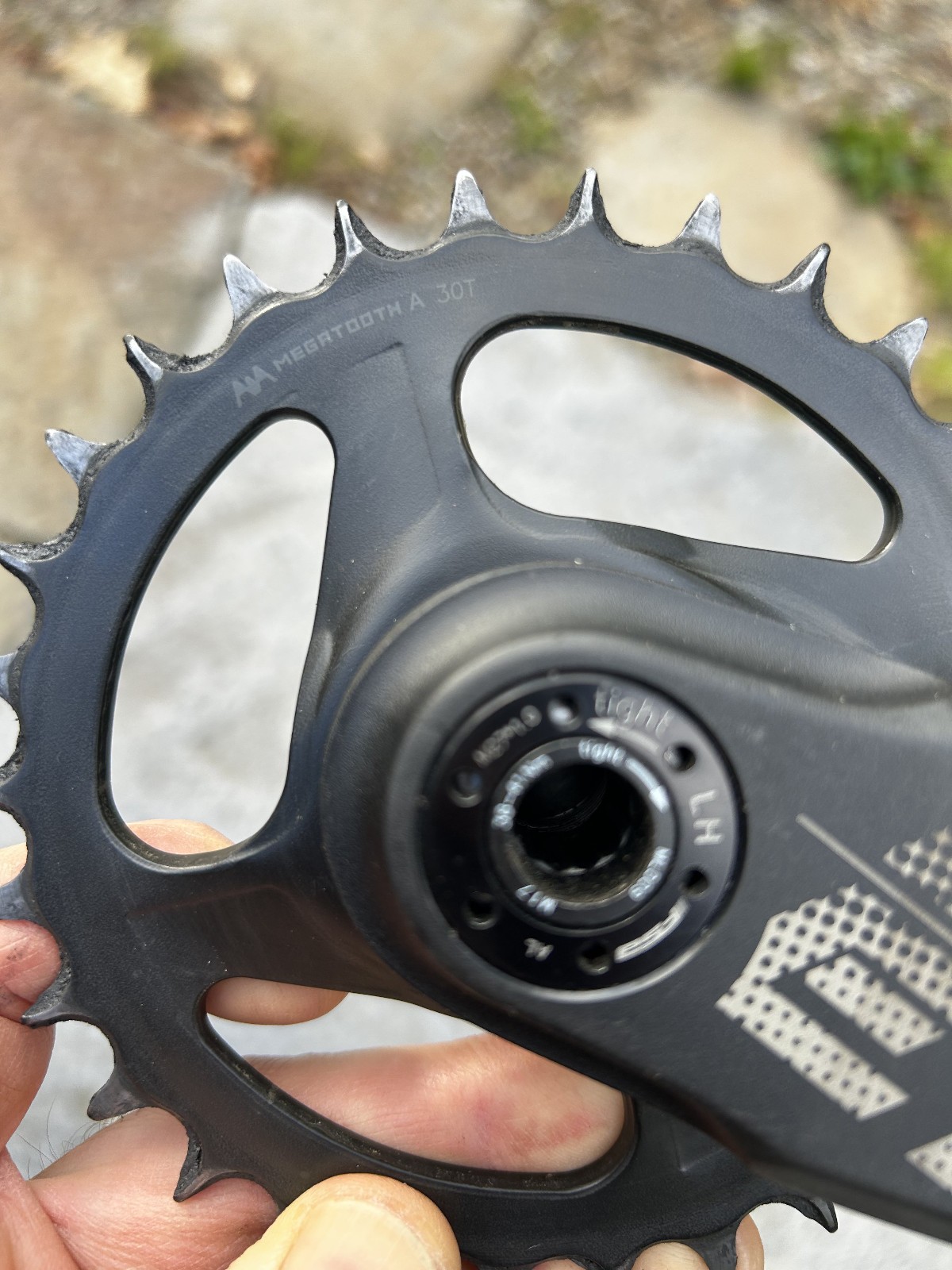 FSA Comet crankset, with 1x chainring and bottom bracket