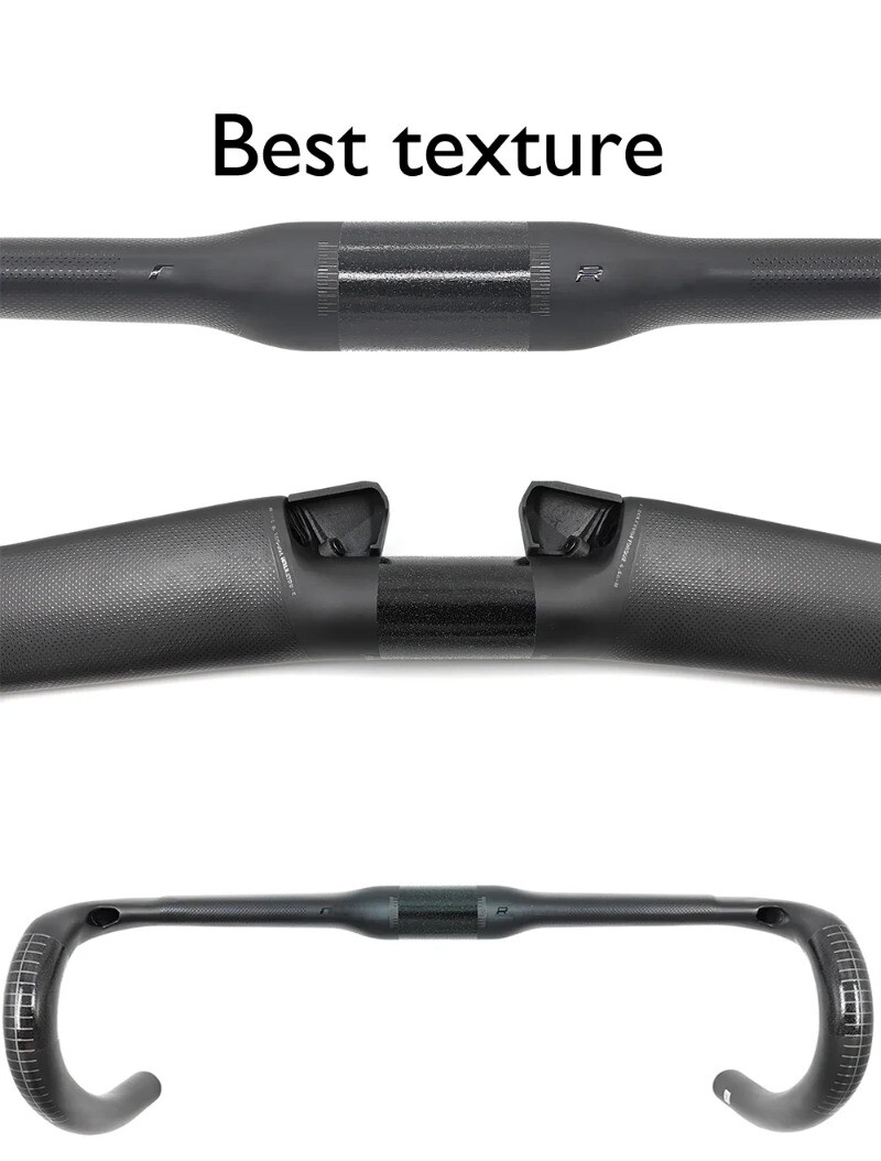 Carbon Fiber Road Handlebar 31.8MM 380/400/420/440MM 16 Degree Cockpit Bike Part