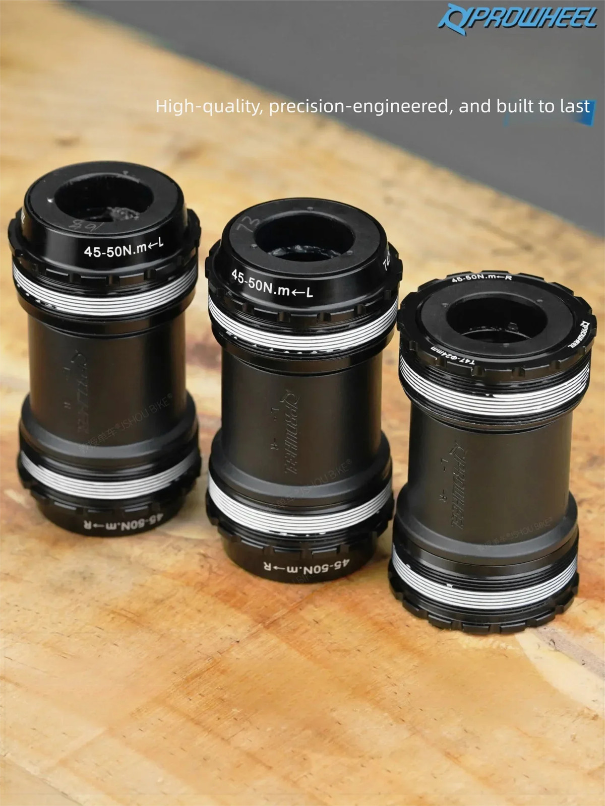 PROWHEEL T47 Thread Bottom Bracket 24mm Shaft BB for MTB Road Bike 68 73 85.5mm