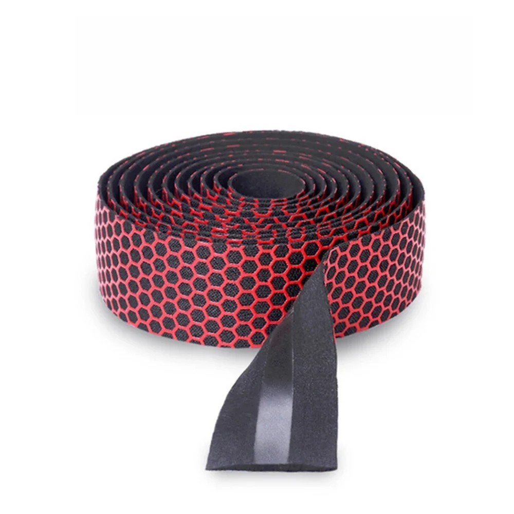 1 Pair EVA Bike Handlebar Tape Road Bicycle Anti-Slip Bar Wrap End Plugs Black