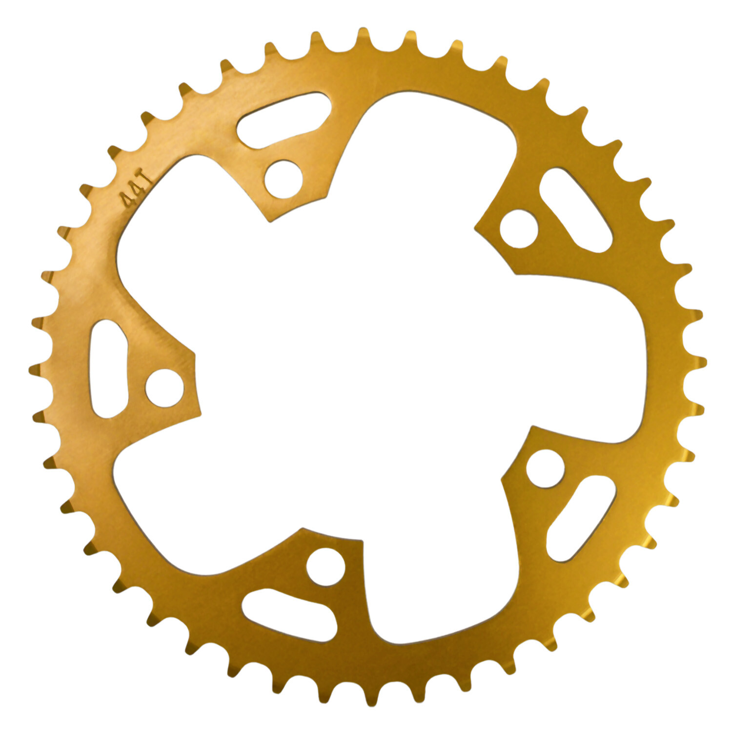 WFS Pulsar Chainring 44T 1/8″ 110mm Old School BMX Single Speed Fixie , Gold