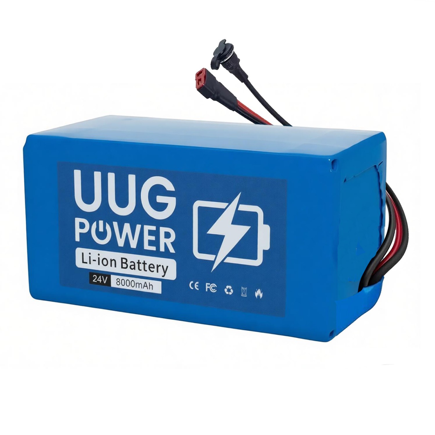 24V Ebike Battery 8AH 800W Electric Bicycle Lithium Scooter Battery Pack BMS