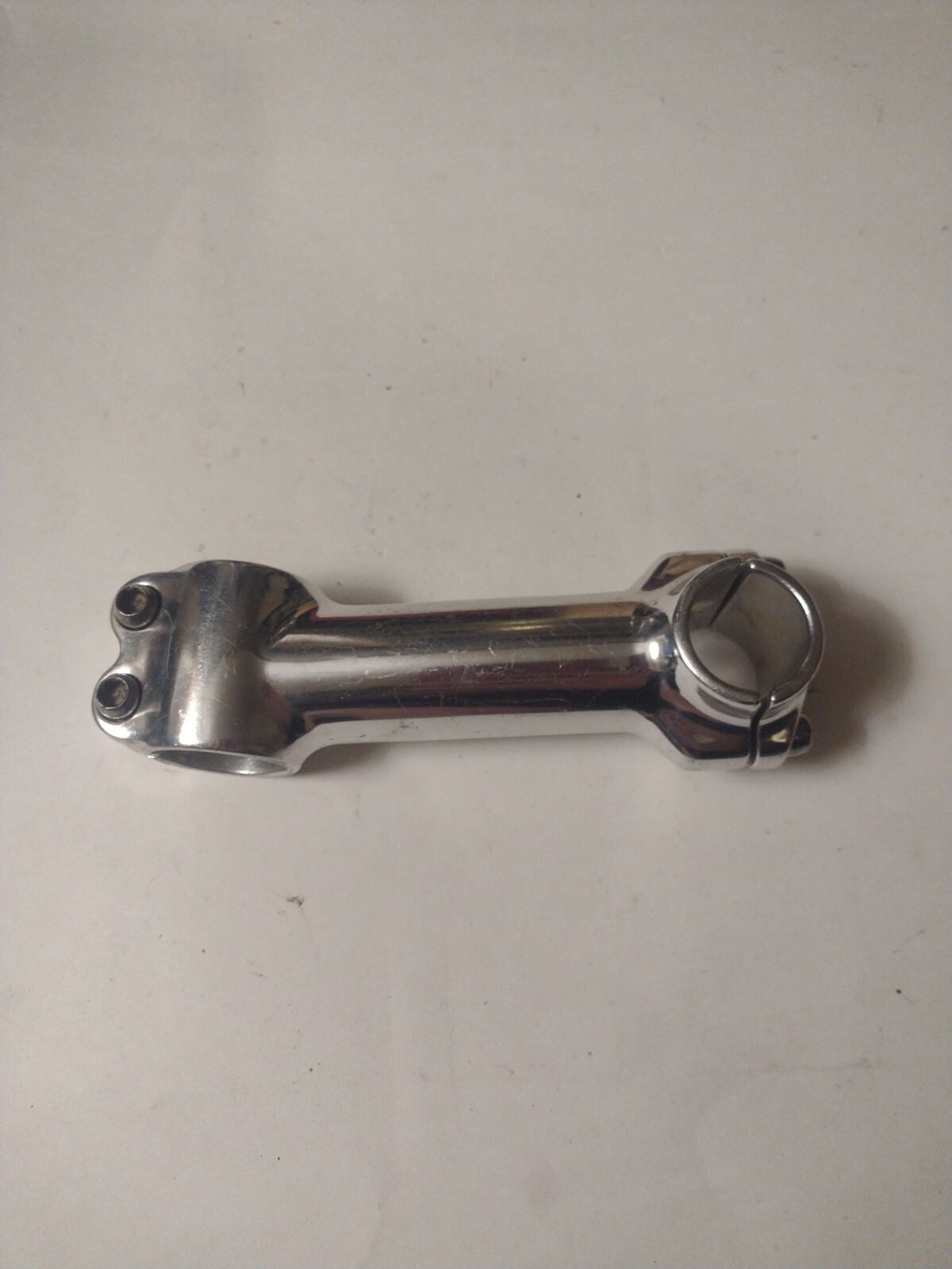 Vintage Silver Threadless Stem 11cm 25.4 Bar Clamp