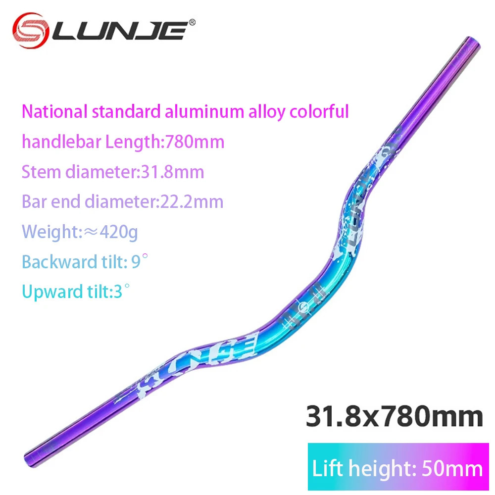 Mountain Bike Handlebar 31.8mm 720 – 780MM MTB Bicycle Riser Flats Handlebars