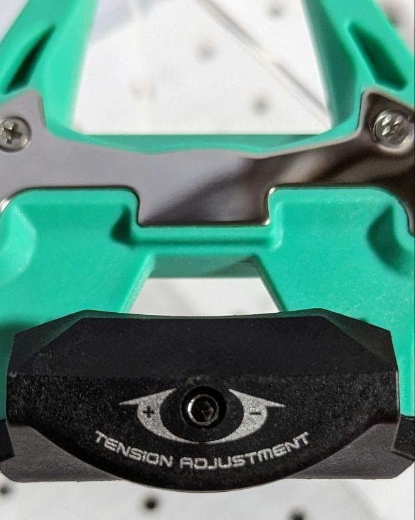 Racework SPD-SL Binding Pedals Green Celeste Pair Unique Design Road Bike