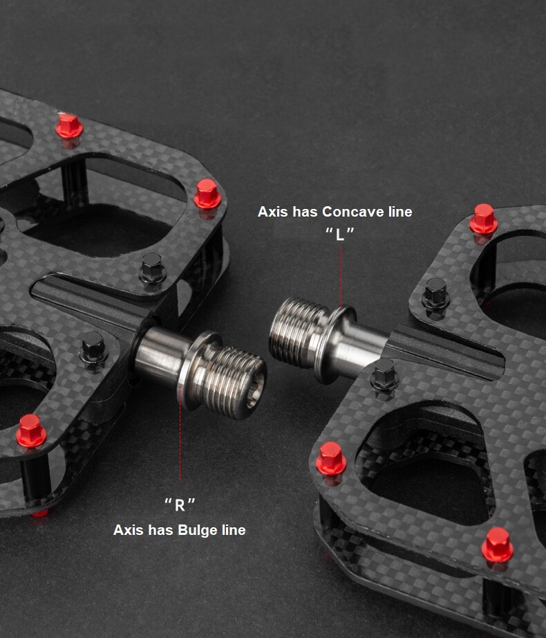 PROMEND Ultralight 220g Carbon Bicycle Pedals Titanium Axis MTB Road Bike Pedals