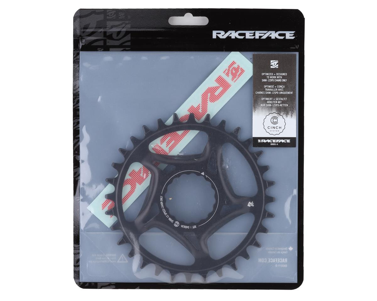 Race Face Narrow-Wide CINCH Direct Mount Chainring (Black) (Shimano 12 Speed)