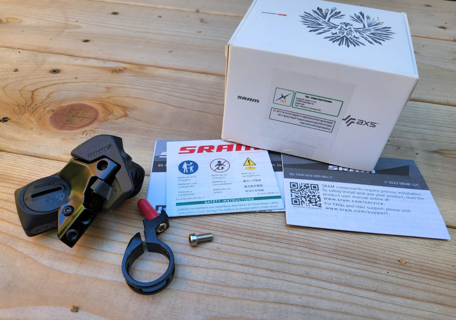 *No Import Fees* Sram GX Eagle AXS RH 2 Button Controller, 12 Spd, W/Clamp,New
