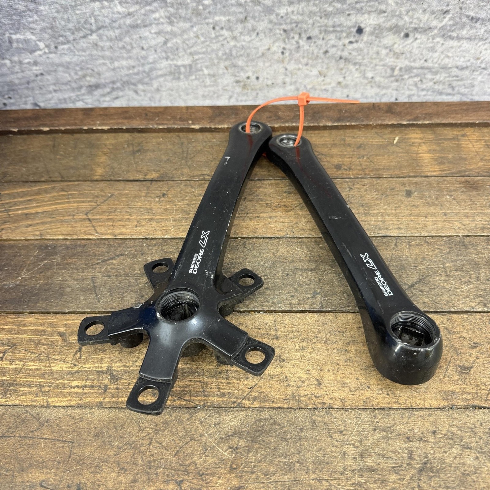 Vintage Shimano Deore LX FC-M563 Crankset TRIPLE 175mm 94 BCD Black 90s MTB OG