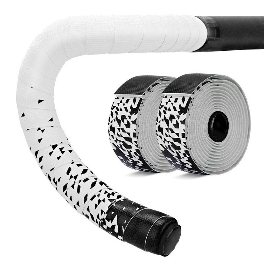 Gradient Non-Slip Road Bike Handlebar Tape Includes Bar End Covers 2150mm