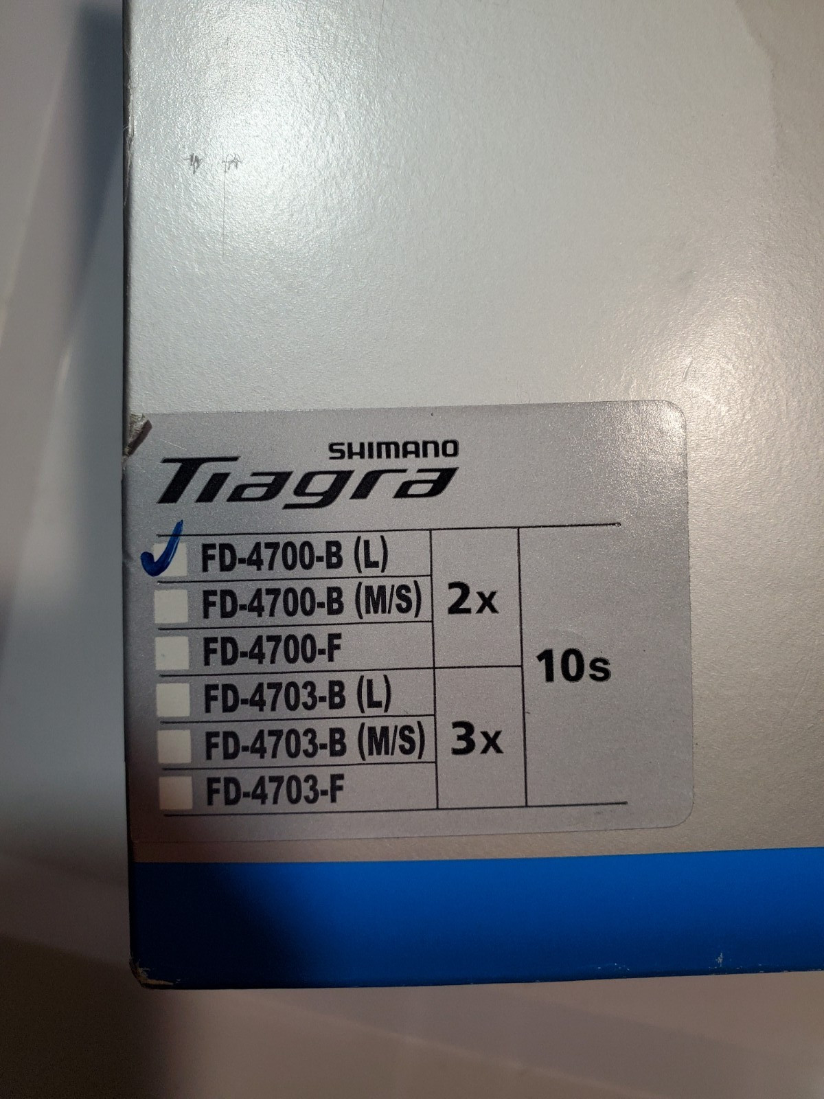 Shimano Tiagra FD-4700B(L) 2x10Speed Double 34.9mm SEAT POST Front Derailleur