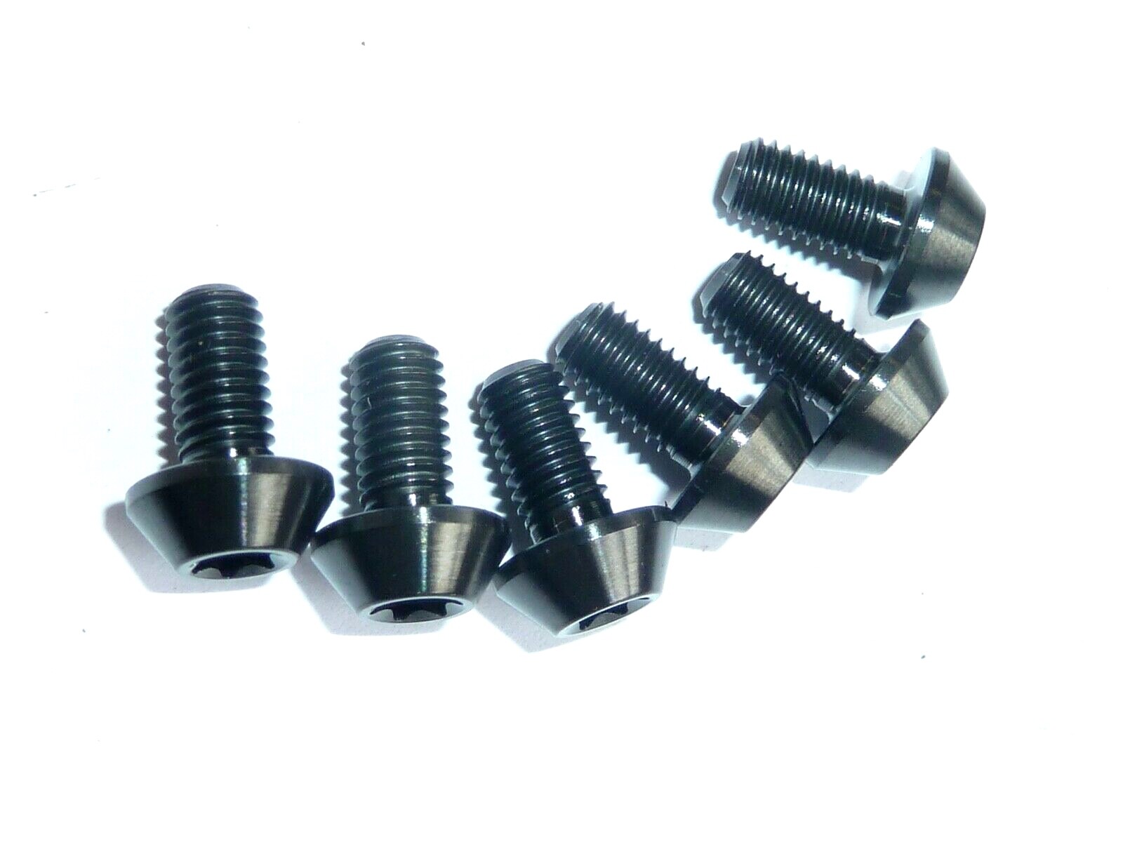 Titanium Rotor Disc Bolts M5x10 T25 Torx Gold 6 12 packs Ti mountain bike bmx