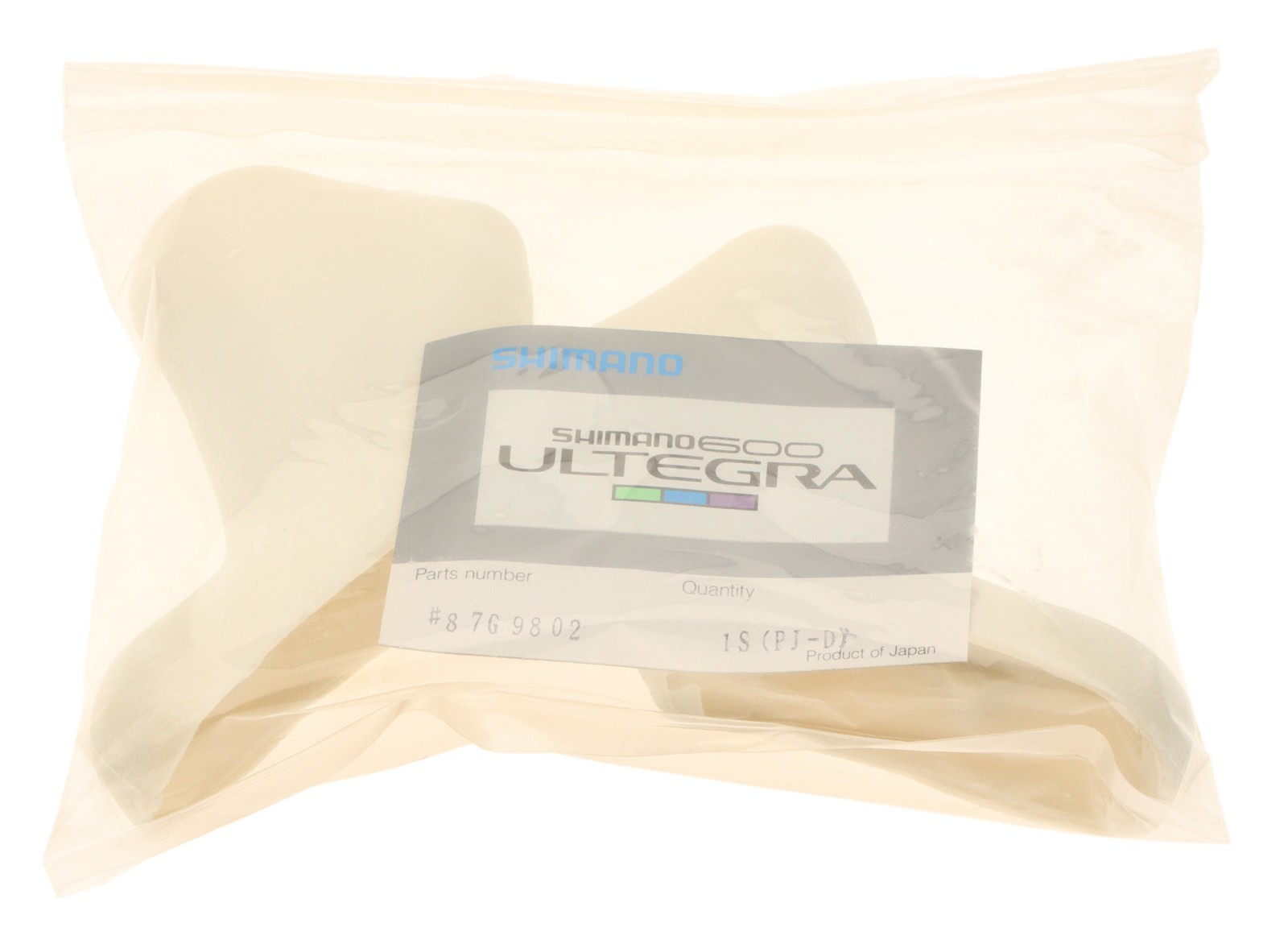Shimano STI600 Ultegra Brake Hoods Pair for BL-6400 Non-Flightdeck White NEW NOS