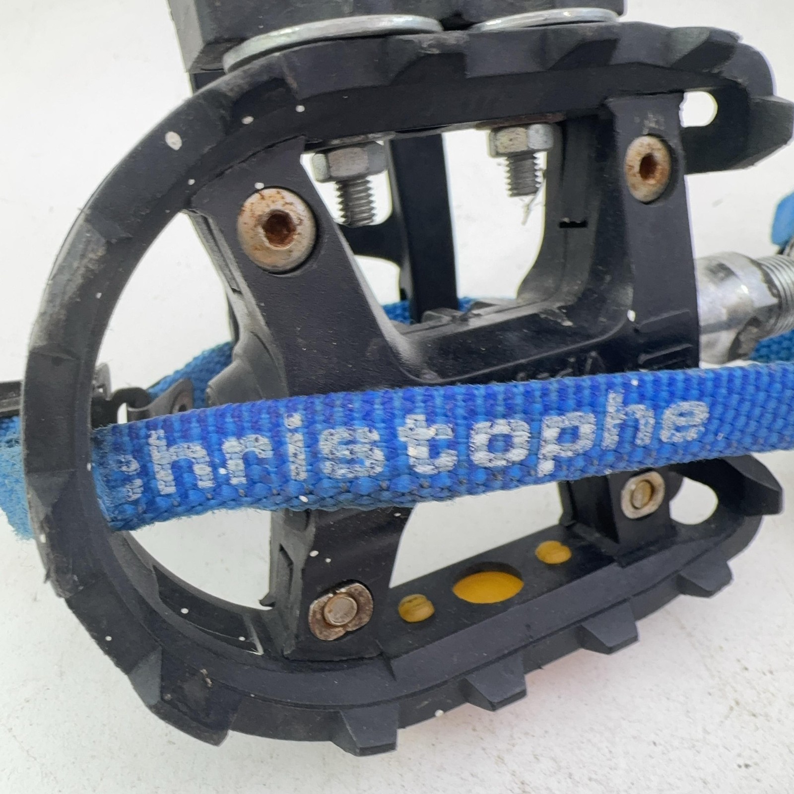 Vintage VP Components VP-747 Black 9/16″ Pedals VP-782 Toe Clips Christophe A22
