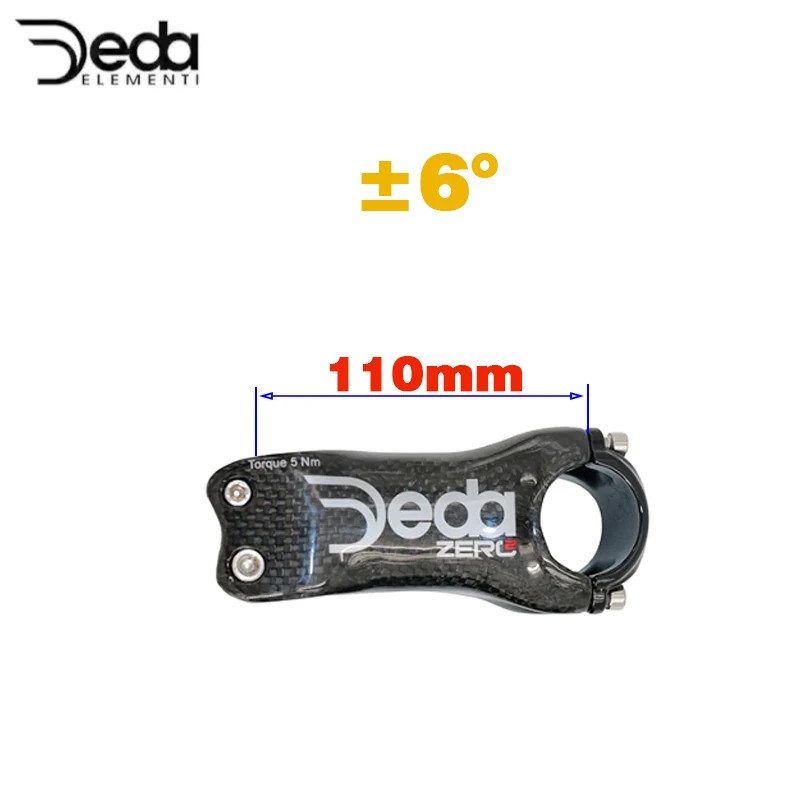 6 17 Angle Road Carbon Bicycle Stem 31.8*70-130mm Mountain Bike Carbon Stem