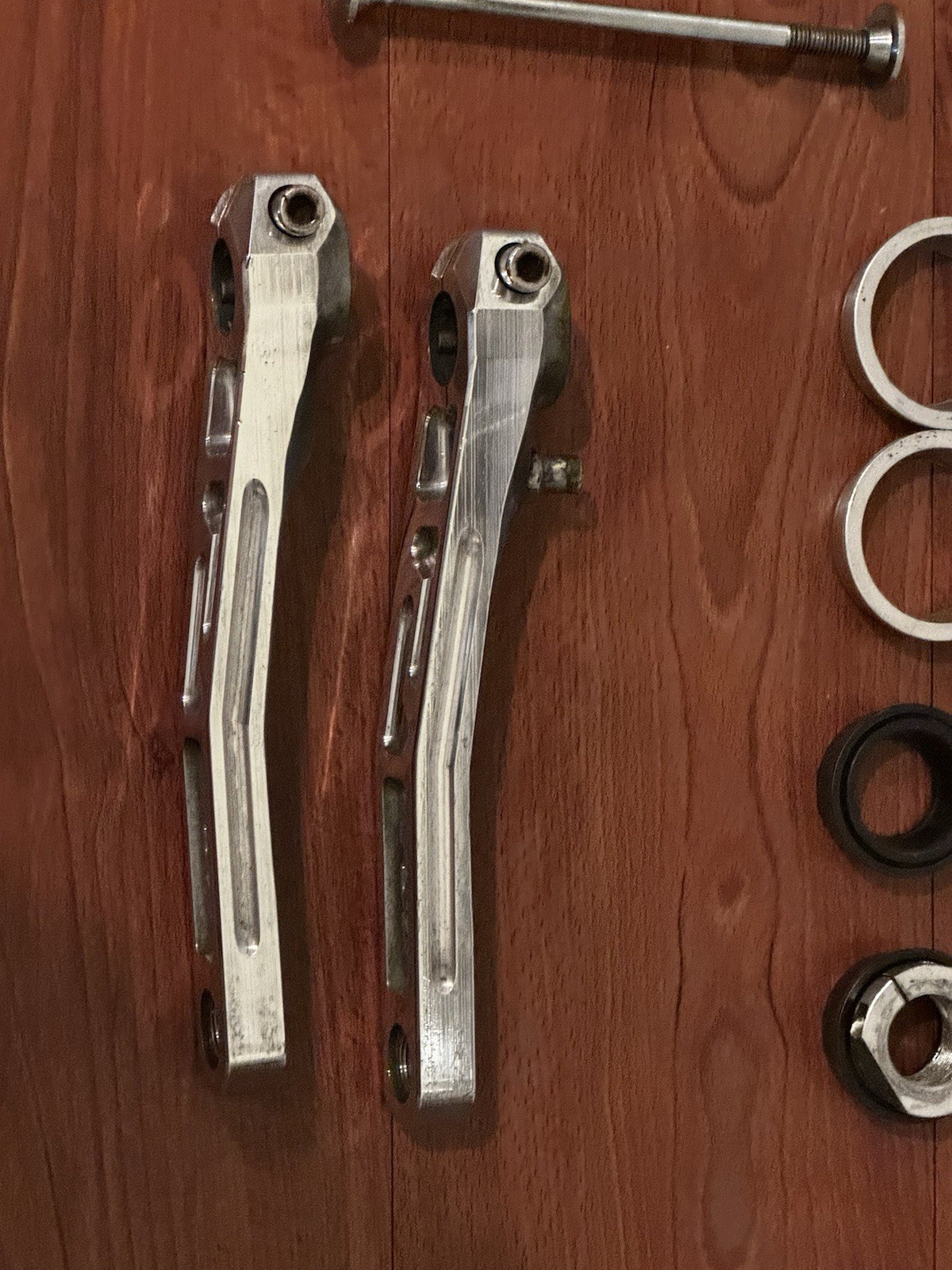 FSA Afterburner 180MM Mid School BMX Complete Crankset Original Chrome