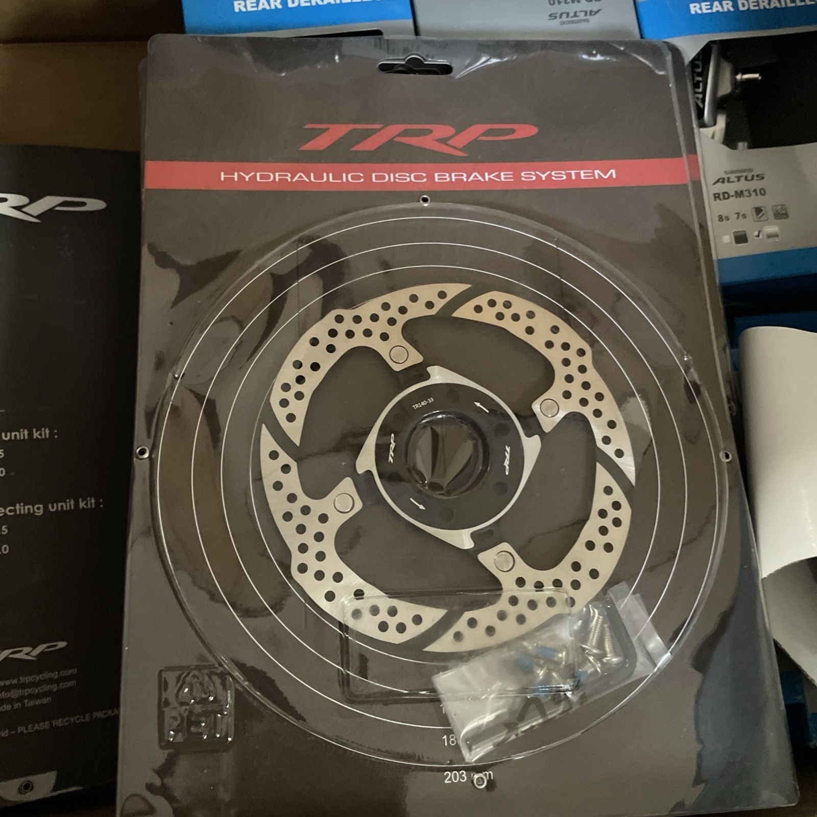 TRP Heat Dispersion 6 Bolt TRP-33-140 Br7489 MTB XC Road Disc Brake Rotor 140mm