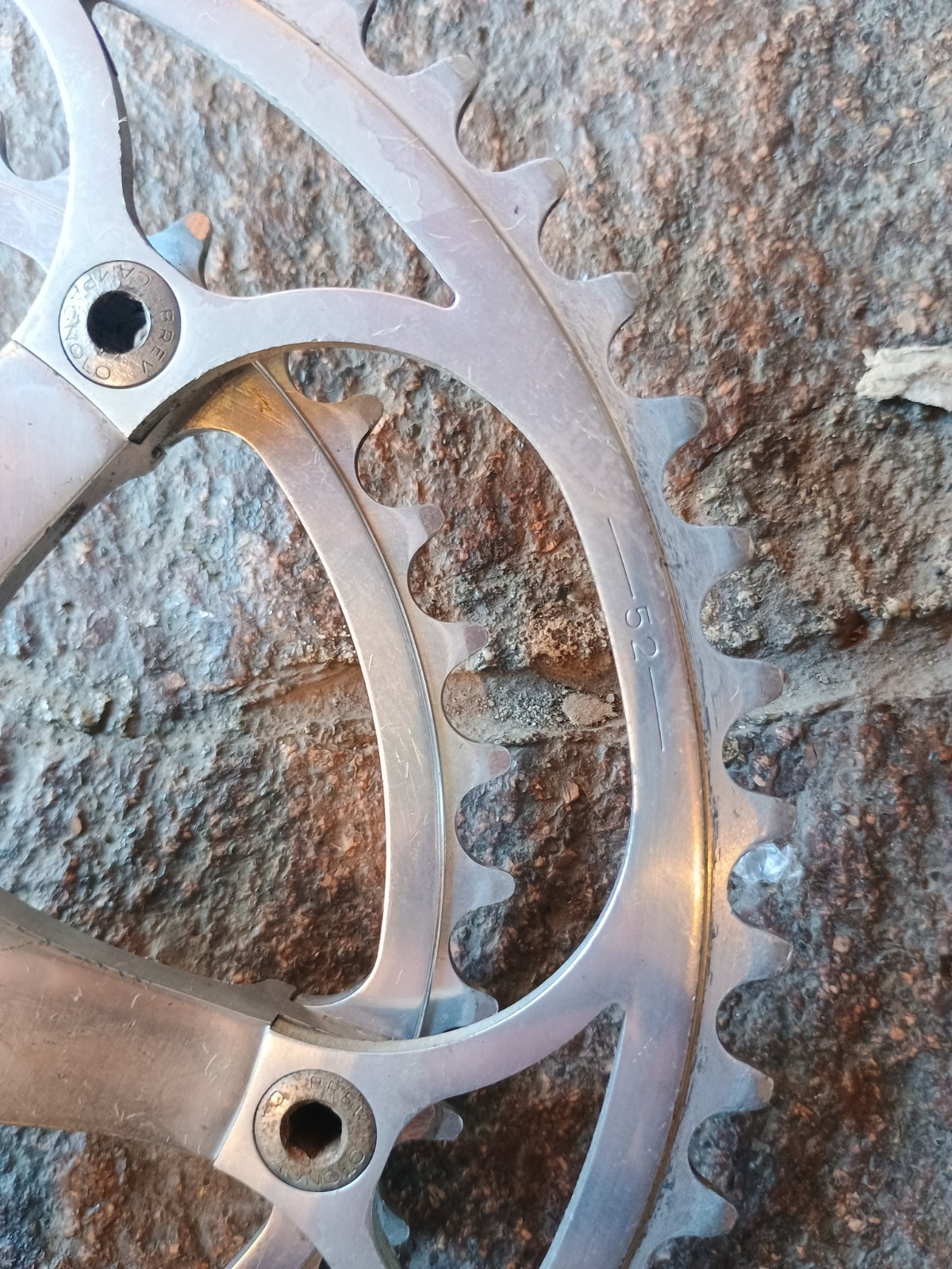 No Reserve Vintage Crankset Campagnolo C Record Crankset 172.5mm 52/39+ FD Etc