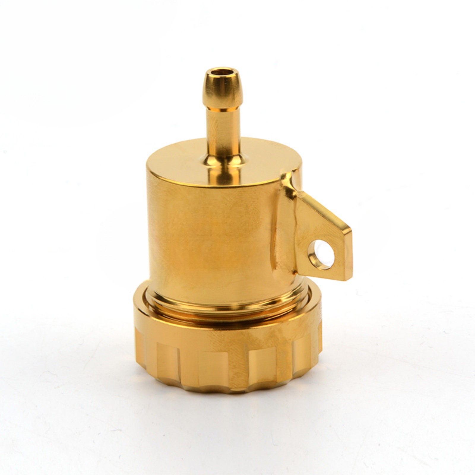CNC Titanium Alloy Motorcycle Brake Clutch Tank Cylinder Oil Cup Fluid Reservoir