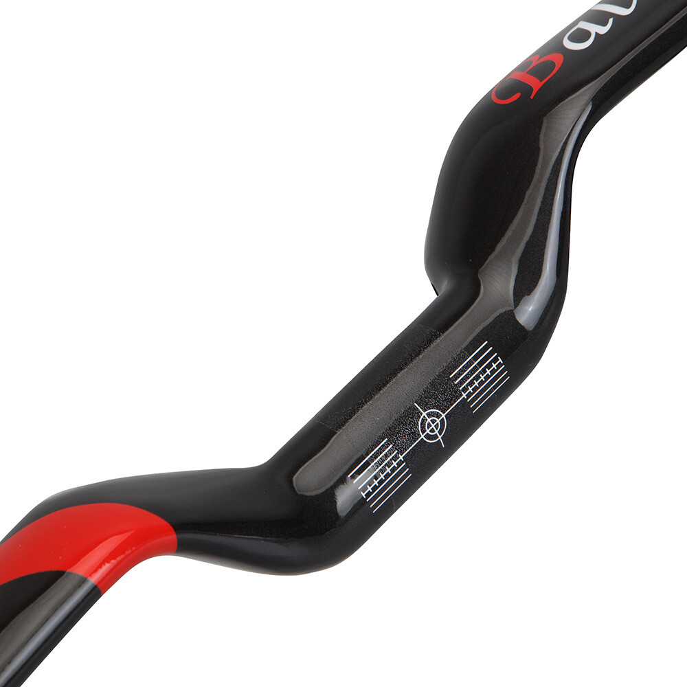 Carbon Fiber Handlebar Rise Bar Road Bike Aero Drop Bar 31.8*400/420/440mm Gloss