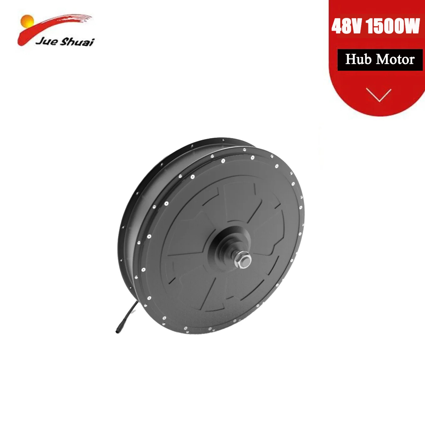 Electric Mountain Bicycle Hub Motor 2000W Rear V/Disc Brake 50-60KM/H Max Speed