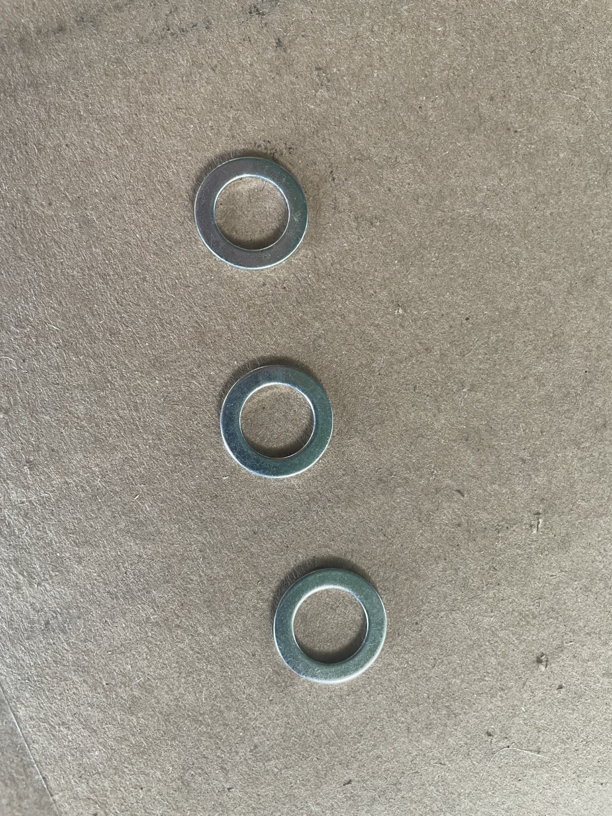 3X replacement washers spacers for rear Bullseye Hub BMX MTB